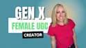 create female genx ugc video ads for your brand or app