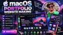 build a premium macos style interactive portfolio website