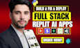 build and fix replit ai full stack websites using vibe coding