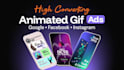 create high converting animated gif ads for facebook and instagram