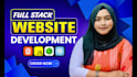 do website development, build custom website design as full stack web developer