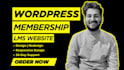build wordpress membership website, lms website with memberpress