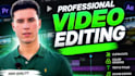 do professional video editing for youtube, tiktok, etc