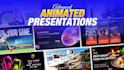 design modern powerpoint presentation and animated presentation