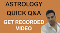 do quick astrology video reading and answer your questions