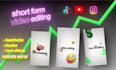 create scroll stopping short form videos