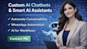 create custom ai chatbot or smart assistant