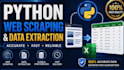 do python web scraping, data extraction and b2b lead generation