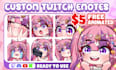 draw twitch emotes, badges, animated emotes for twitch, and vtuber stream