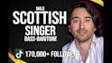 be your scottish male singer