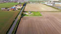 edit real estate drone video with land boundary highlight