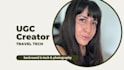 create female travel tech ugc for your brand