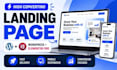 design responsive landing page or wordpress website using elementor pro