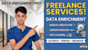 do b2b data enrichment, web research, and linkedin research