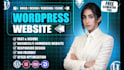 design redesign wordpress business website, build wordpress website development