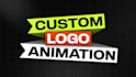 create professional 2d logo animation intro with custom effects