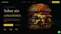 a premium restaurant website with whatsapp ordering system