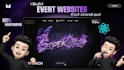 build an event website with registration and booking