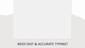 do fast and accurate typing work or data entry