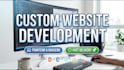 do custom website development, frontend, backend, and build a full stack website
