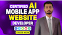 develop full stack ai website, ai saas, ai software  as software developer