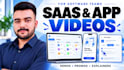 create animated saas explainer video, saas video and product demo UI animation