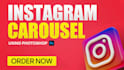 design high converting instagram carousel posts for coaches and personal brands