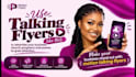 create a talking motion flyer for your business using ai