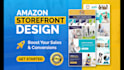 create amazon storefront design, amazon store or brand store