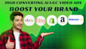 create professional ai ugc ads for your products or brands