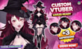 design vtuber avatar model, live2d with rigging, anime furry fursona finfiworks