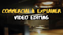 edit creative brand commercial and explainer videos