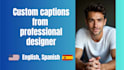 create branded captions and subtitles for business videos