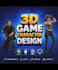 create 3d game character with rigging and animation