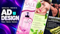 do instagram and meta ad design, static or animated