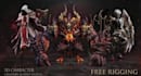 create customized game ready 3d creatures and monsters