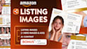design amazon listing infographics images CTR