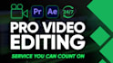 do professional video editing