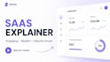 create a saas explainer video with clean motion graphics