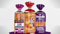 design bread packaging, cake, rusk toast label, bakery product USA, eu brands