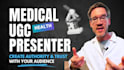 film a medical spokesperson video script read german ugc