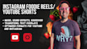 create your instagram foodie reels and youtube shorts