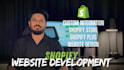 do shopify website development for your shopify website and shopify store