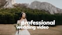 professionally edit your wedding film
