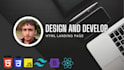 create responsive html landing page according to your needs