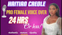 record native haitian creole voice over