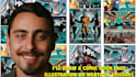 draw a comic book page illustration or webtoon episodes