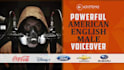 do powerful american english male voice overs