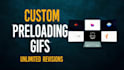 create preloading animation for websites and apps