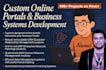 develop online portal, CRM, erp, sales, saas, hrm systems